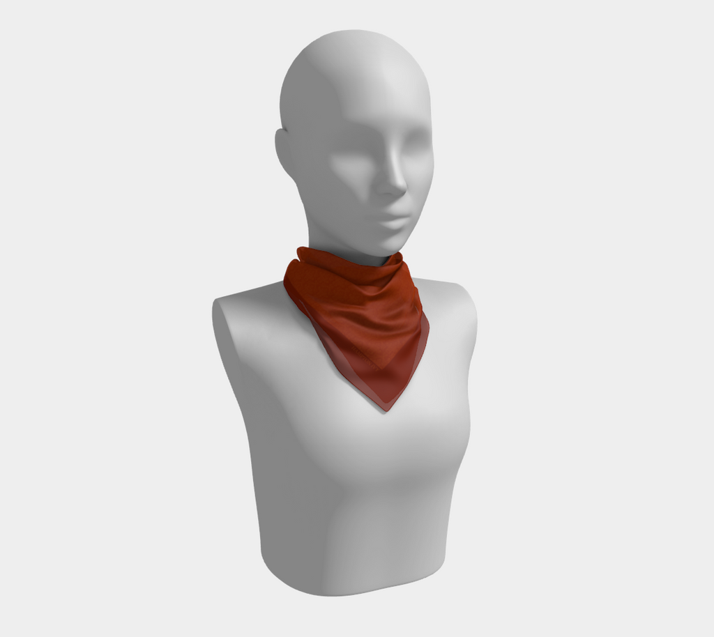 Tuscan Tangerine Satin Scarf