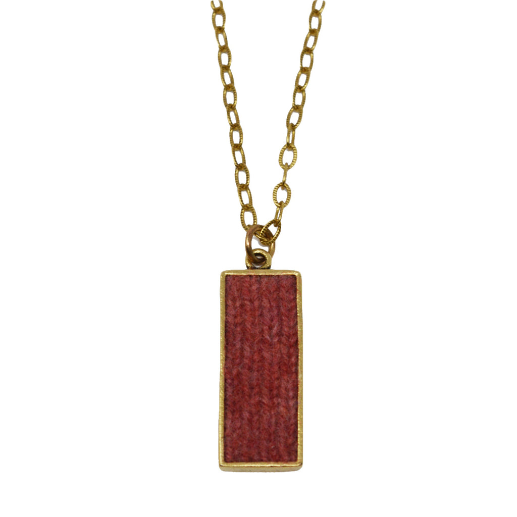 Berry Cashmere Pendant Necklace