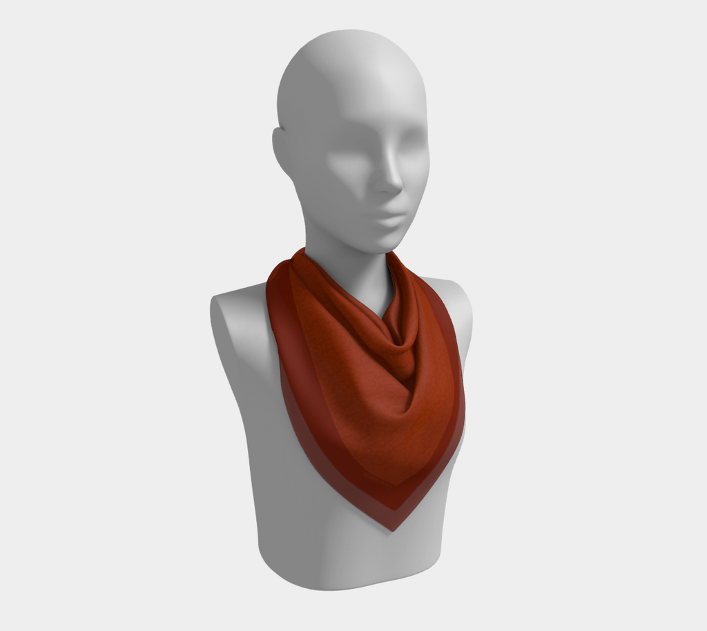 Tuscan Tangerine Satin Scarf