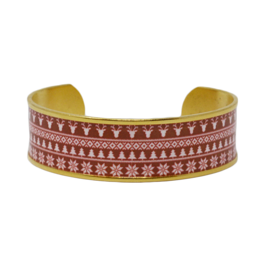 Fair Isle Cuff Bracelet