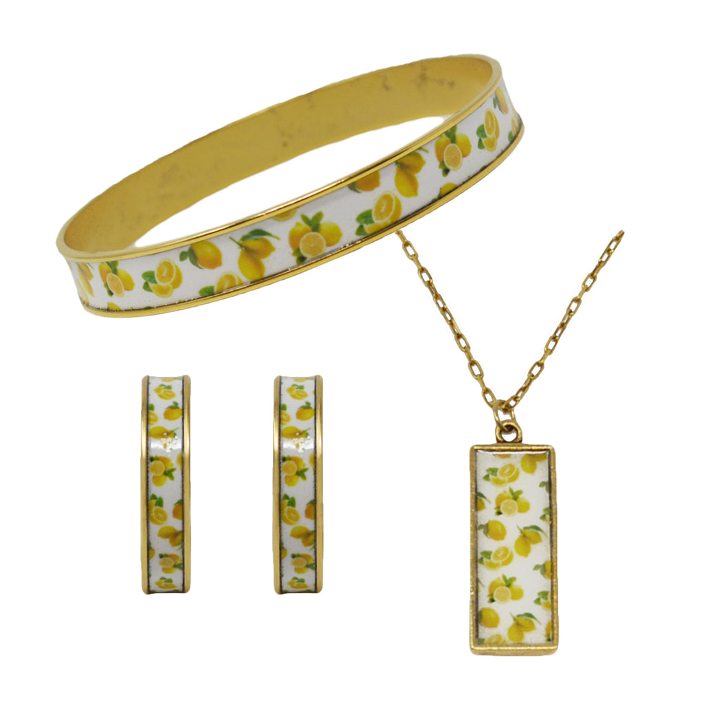 Summer Lemons Jewelry Set