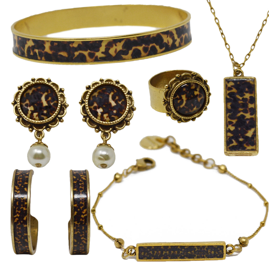Tortoiseshell Jewelry Set